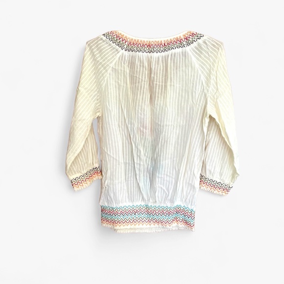 XX1 boho embroided blouse in medium - Picture 2 of 5